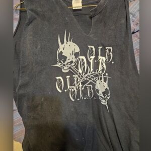 O.I.B Skulls Muscle Tee Customized